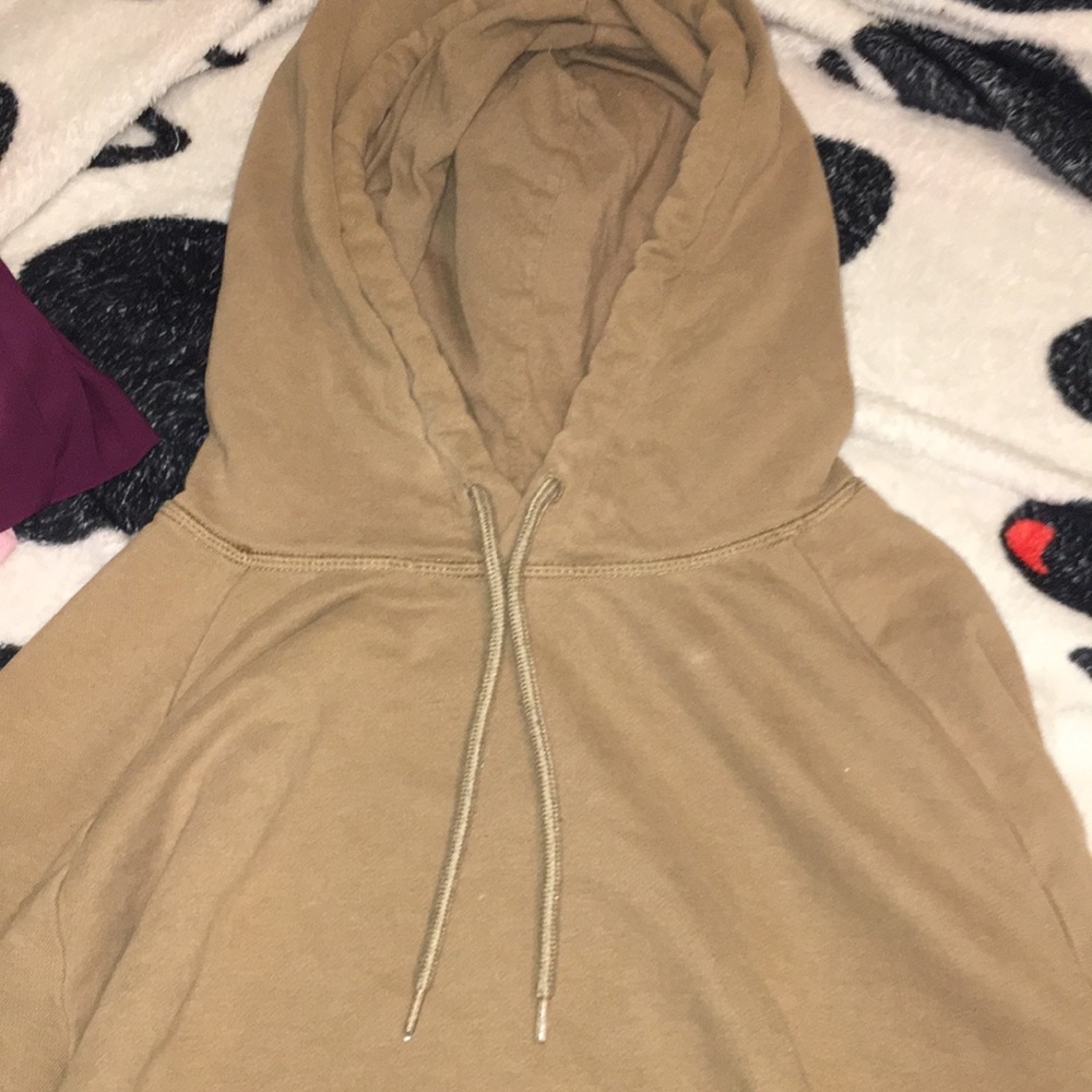 tan hoodie from H&M